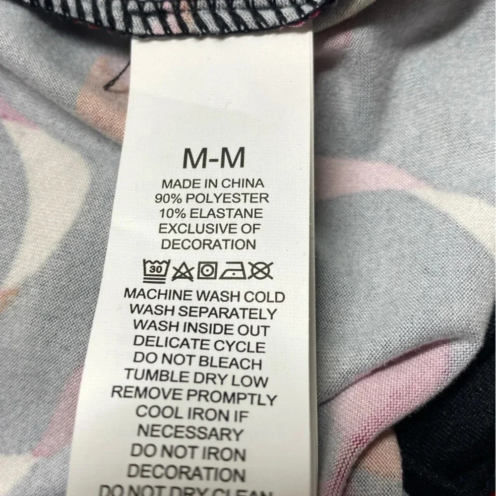 Kate Spade Henley Pajama‎ Top Womens Size M Black Red Pink Ribbon Soft Slumber